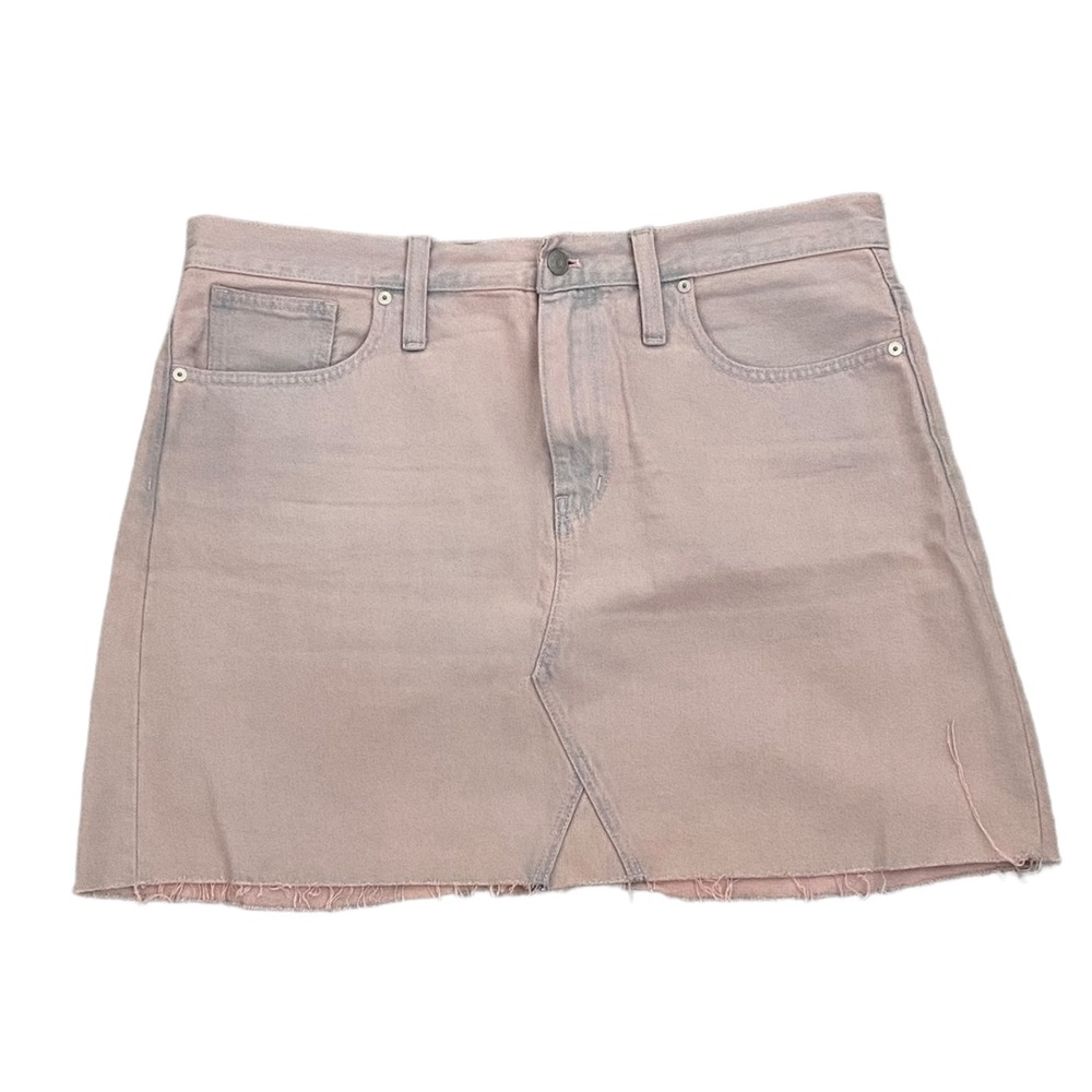 Madewell Pink Denim A-Line Mini Skirt - Size 32